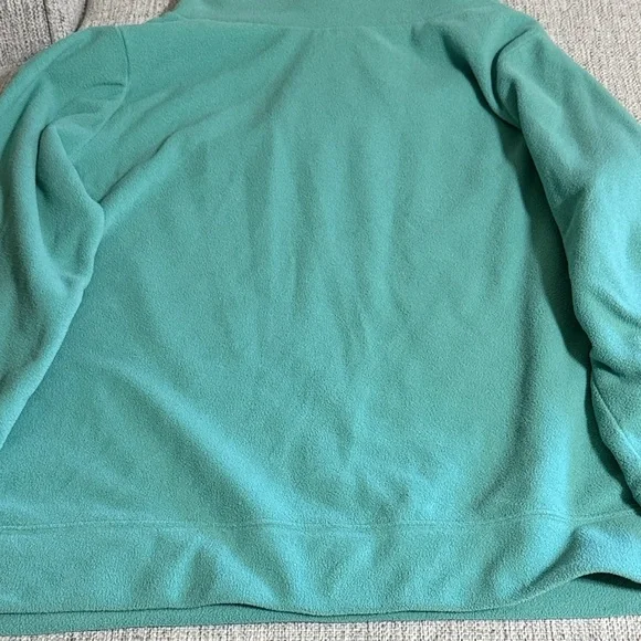 Talbots Fleece Turtleneck Neck Pullover Turquoise Plus Size 2X Cozy Winter Top - Picture 8 of 13